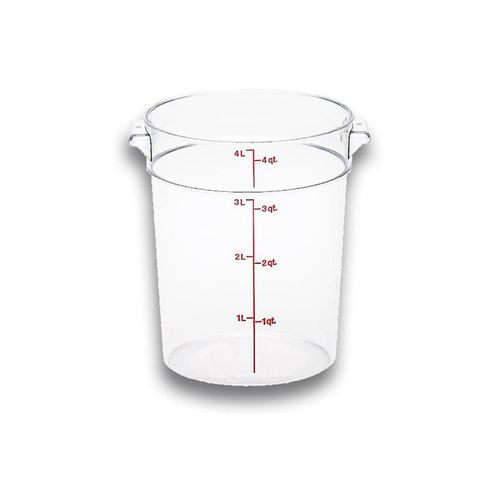 Recipiente Redondo de Policarbonato 4 qt REPORE-4 Caledonia