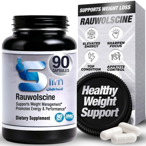 Suplemento dietario Slim Science Rauwolscine 3 mg 90 cápsulas