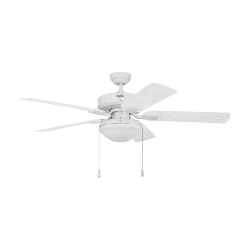 Ventilador coolfan de techo huracán con luz 52" blanco