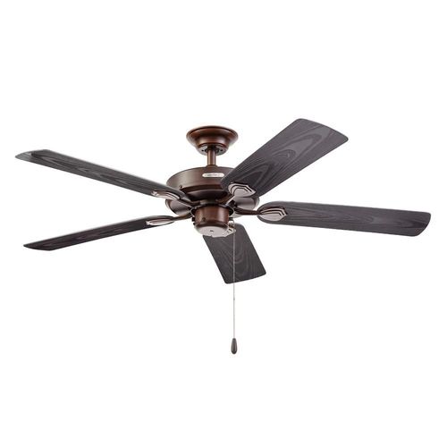Ventilador coolfan de techo huracán sin luz 52" chocolate