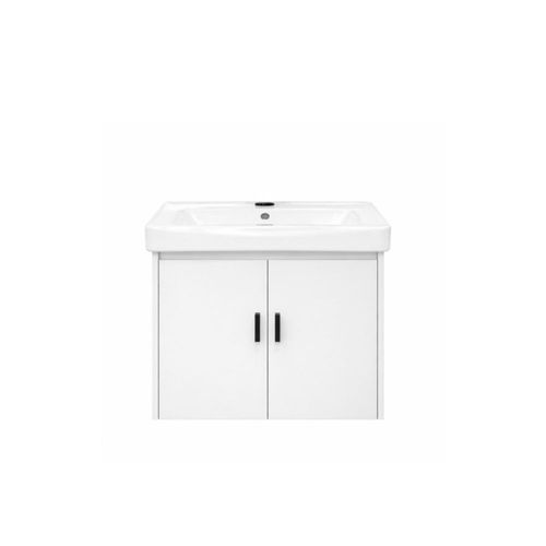 Ilios Innova | Lavamanos con Gabinete Flotante, Diseño Moderno Blanco y Almacenamiento Funcional