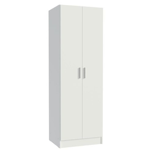 Ropero Organizador y Zapatera Madesa Con 2 Puertas Blanco