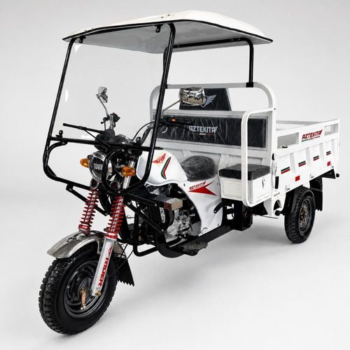 Motocarro con cabina 200 blanco