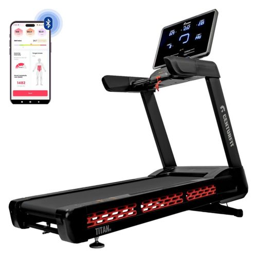Caminadora para Gimnasio Centurfit Uso Rudo Pantalla Profesional 25km/h 28 Niveles De Inclinacion Automatica Gym Premium Motor AC Ultra Potente 7hp