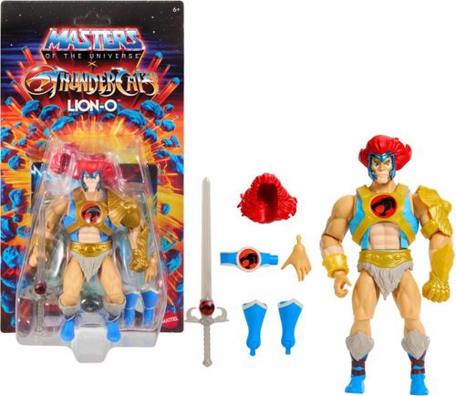 Figura de acción Masters of the Universe Lion-O articulada de 14 cm
