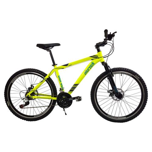 Bicicleta Alurock Kobe 21 Velocidades Rodada 26 Amarillo