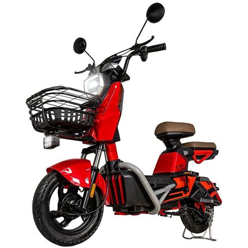 Bicicleta Electrica Moto Bici Scooter 3 Vel 55km/h 500w 12v Roja Bizmo