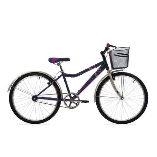 Bicicleta BENOTTO Montaña KYRA R26 1V. Mujer Frenos 'V' Acero Azul/Oro Palido Talla:UN