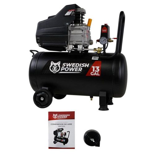 Compresor De Aire Swedish Power 50 Litros 3.5 Hp - HKC50L