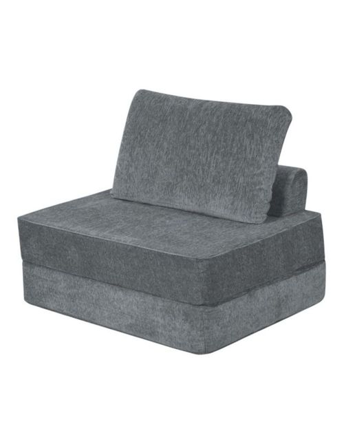 Sofá Cama Individual Flex Chenille Smoke Plegable