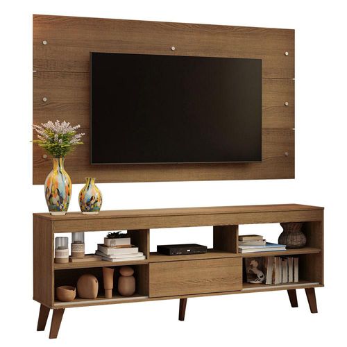 Mueble Mesa Para Tv Rack Madesa Detroit y Panel Hasta 65 MM1