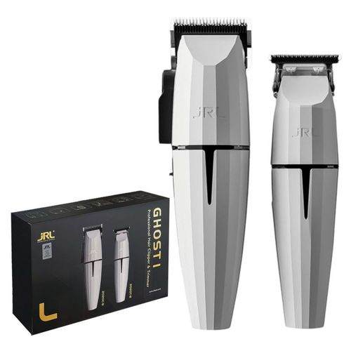 Combo Profesional JRL GHOST Collection Clipper + Trimmer Inalámbricos | Alta Precisión y Potencia | Uso Profesional