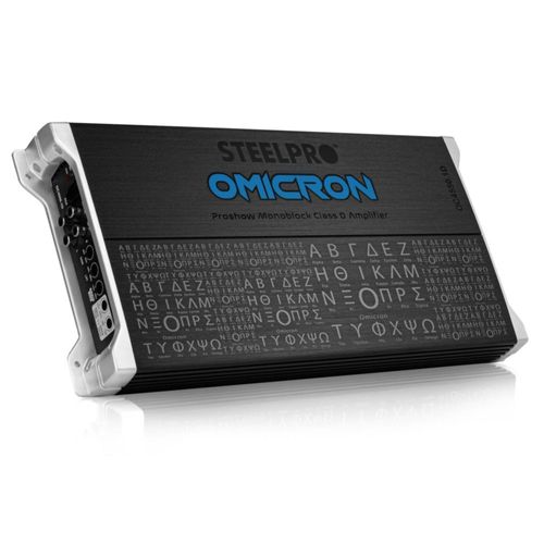 Amplificador de automóvil para bajo Clase D Monoblock OC-4550.1D Ómicron By Steelpro con control remoto