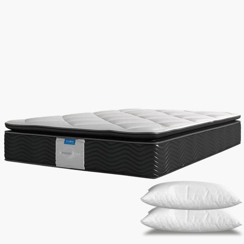 Colchón Matrimonial Ortopédico Restonic Pillow Top + 2Almohadas Basic