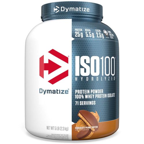 Proteína en polvo Dymatize ISO100 Whey Chocolate Peanut 2.27 kg