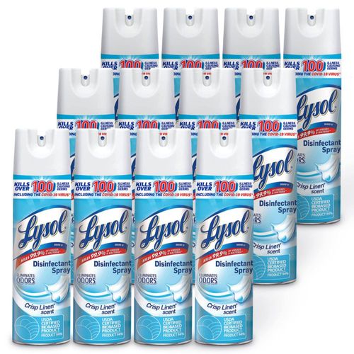 Spray desinfectante Lysol Household Cleaning 560 ml paquete de 12