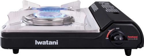 Estufa de campamento Iwatani Cassette Feu Butane VA-30, una, NEGRA