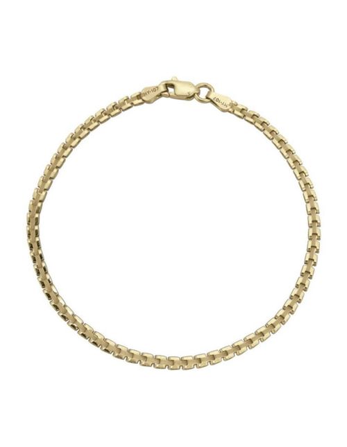 Pulsera Coleccion Real Oro 14k 3mm CRISTAL JOYAS ITAITA-296-PU