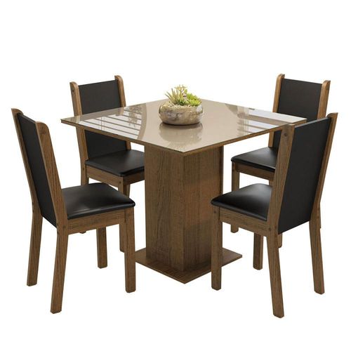 Juego de Comedor Tifani Madesa Mesa y 4 Sillas MCN