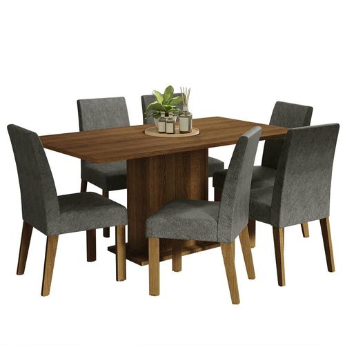 Juego de Comedor Mesa y 6 Sillas Renata Madesa MG