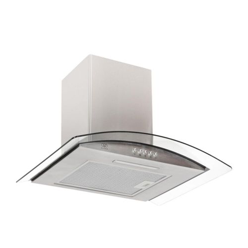 Campana Extractora 60cm Acero Inoxidable y Vidrio curvo Avera CEV60