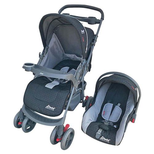 Carriola Travel System Dbebe Reversible Portabebe Reclinable Negro