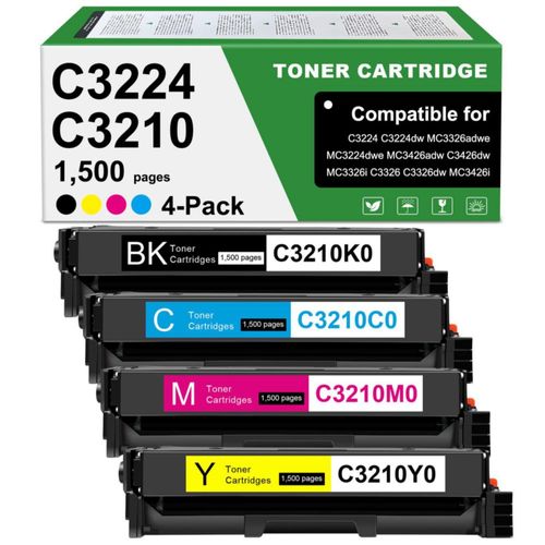 Cartucho de tóner NovaTrixia MC3224 C3210 BCYM paquete de 4