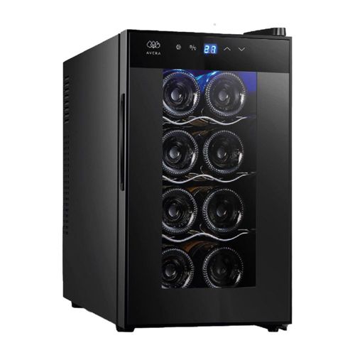 Cava de vinos para 8 botellas, Capacidad 25 L, Sistema termoeléctrico AVERA EV8