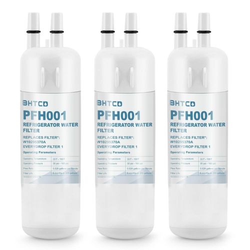 Filtro de agua BHTCD PFH001 para refrigerador Whirlpool NSF 3 piezas