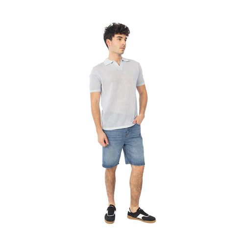 Bermuda Denim Slim Con Cinco Bolsillos Para Hombre Quarry