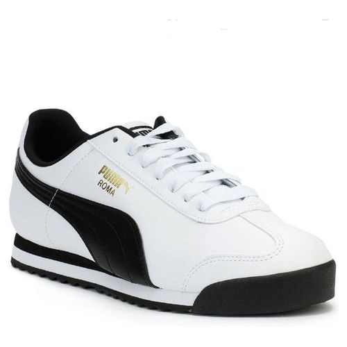 Tenis Puma Roma Basic White/Black-Hombre