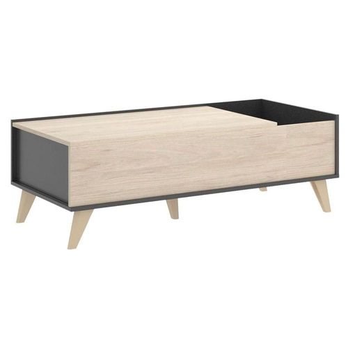 Mesa de centro elevable Fredrikstad - Grafito