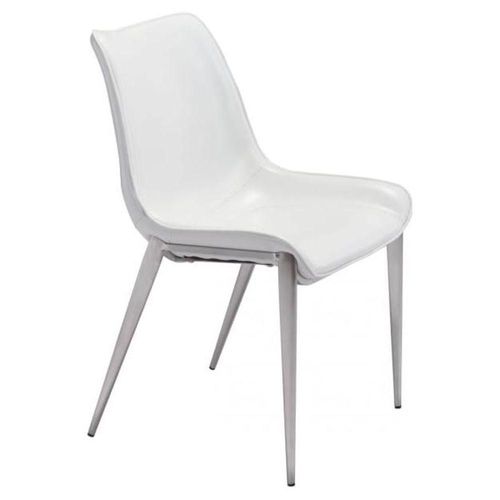 Silla de Comedor Magnus Blanco/Acero