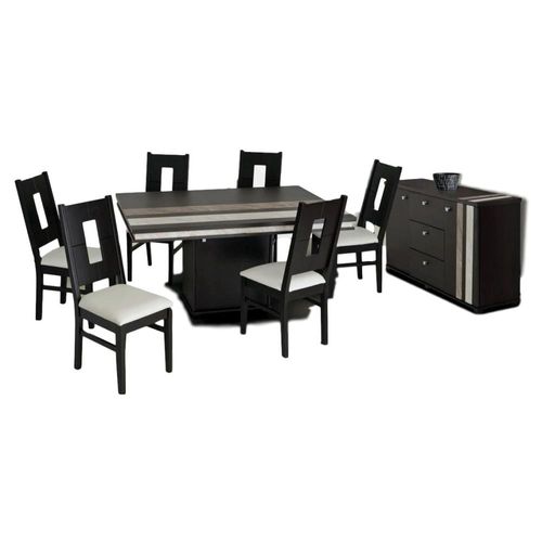 Comedor Allegro 4 Sillas - Chocolate
