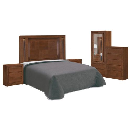 Recamara King Size Australia Nogal Kessa Muebles