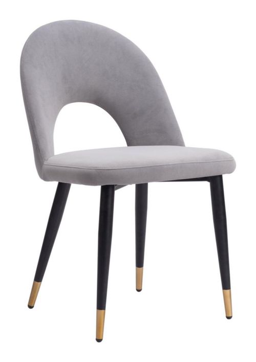 Silla de Comedor Menlo Gris Kessa Muebles