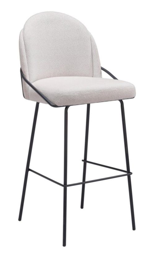 Banco de Bar Jambi Marfil Kessa Muebles