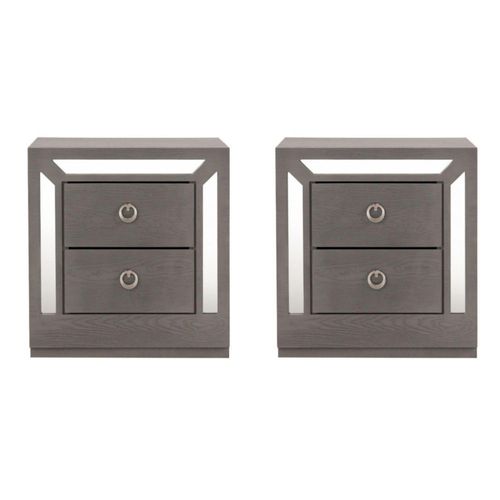Set de 2 Buros Emilia Gris Kessa Muebles