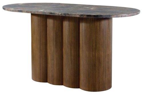 Mesa de Comedor Valoura Alta Nogal Kessa Muebles