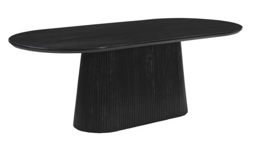 Mesa de Comedor Sulco Negro Kessa Muebles