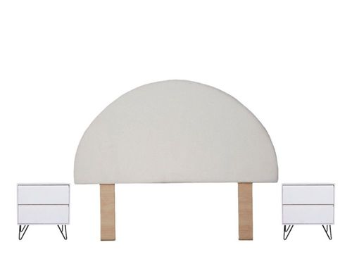 Recamara KS 3 Piezas Pixard Blanco Kessa Muebles