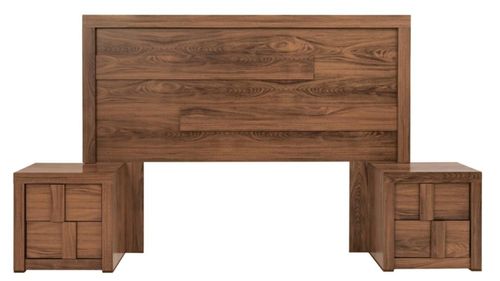 Recamara KS 3 Piezas Jazz Parota Kessa Muebles