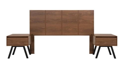 Recamara KS 3 Piezas Patricia Nogal Kessa Muebles