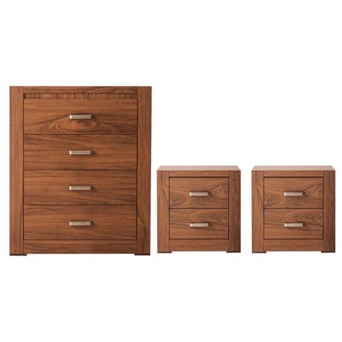 Set de Cajonera y 2 Buros Vizela Nogal Kessa Muebles