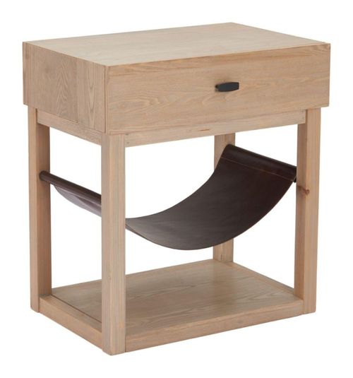 Mesa Lateral Haram Natural Kessa Muebles