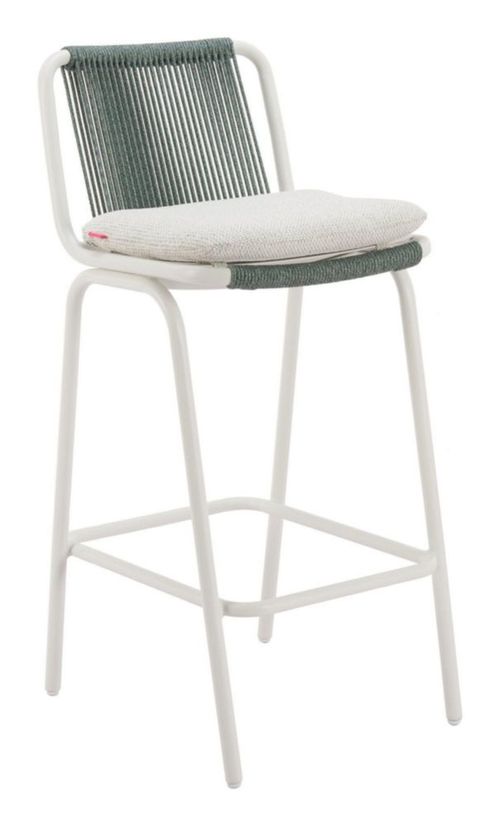 Banco de Bar Exterior Luft Blanco Kessa Muebles