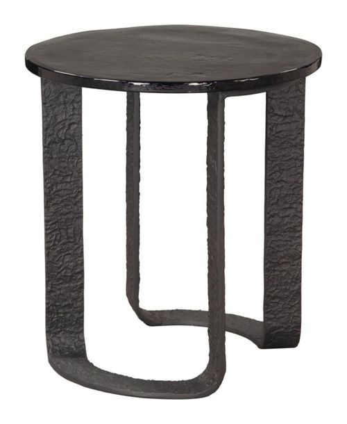 Mesa Lateral Divin Negro Kessa Muebles