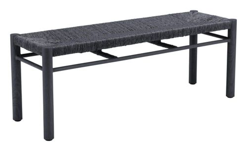 Banca Exterior Iska Negro Kessa Muebles