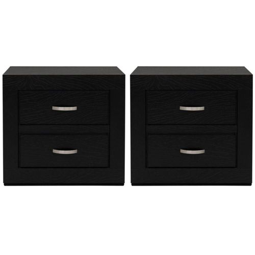 Set de 2 buros Valentina Chocolate Kessa Muebles