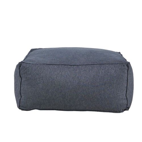 Taburete Puff Ferrara Azul Kessa Muebles
